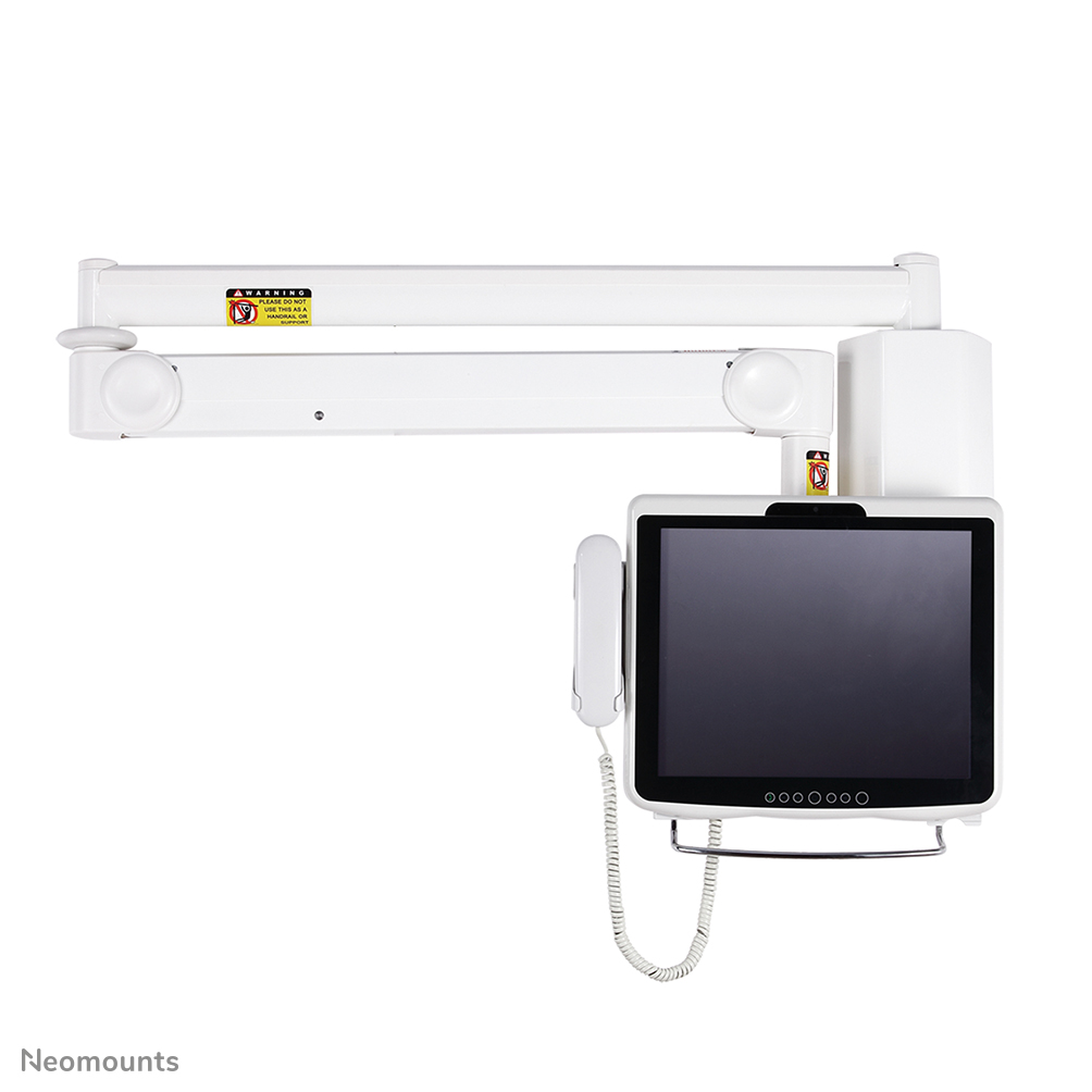 Neomounts FPMA-HAW100HC Support mural pour écran médical 10-32" - h0-170 cm - ressort à gaz